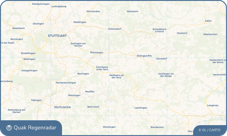 Quak Regenradar-Widget Ohmden