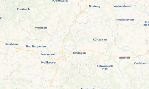 Regenradar Vorschaubild - Aktuelle Niederschläge in Ohrnberg und Umgebung