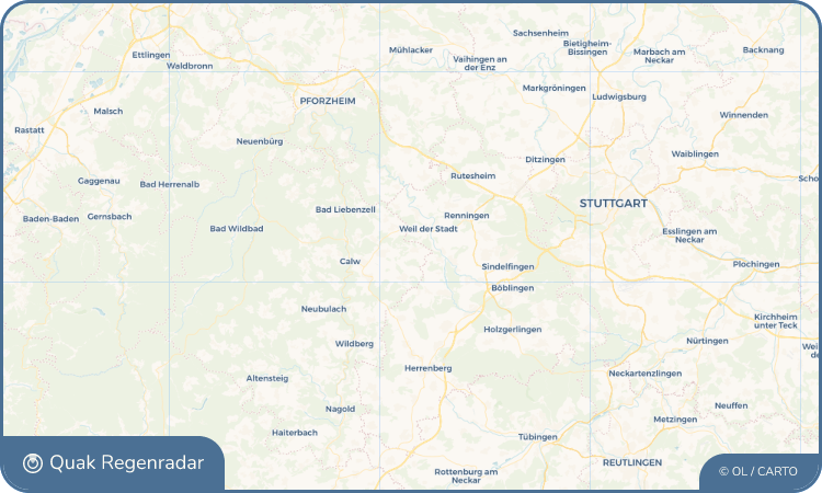 Quak Regenradar-Widget Ostelsheim