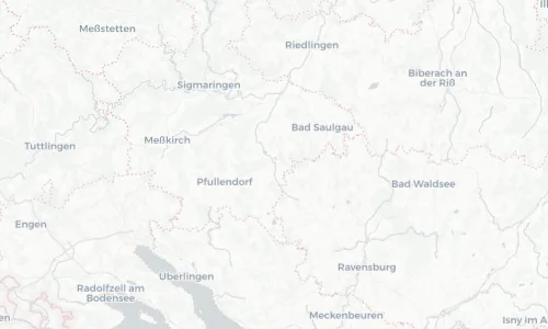 Regenradar Vorschaubild - Aktuelle Niederschläge in Ostrach und Umgebung