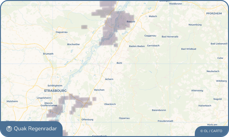 Quak Regenradar-Widget Ottersweier