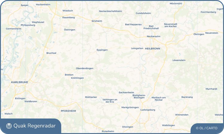 Quak Regenradar-Widget Pfaffenhofen