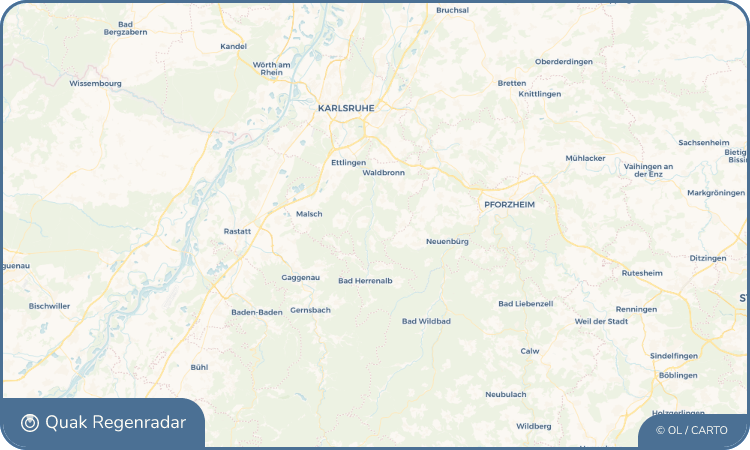 Quak Regenradar-Widget Pfaffenrot