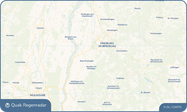 Quak Regenradar-Widget Pfaffenweiler