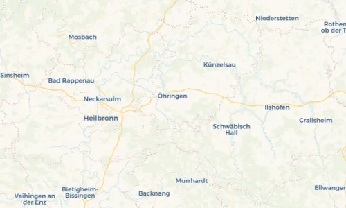 Regenradar Vorschaubild - Aktuelle Niederschläge in Pfedelbach und Umgebung