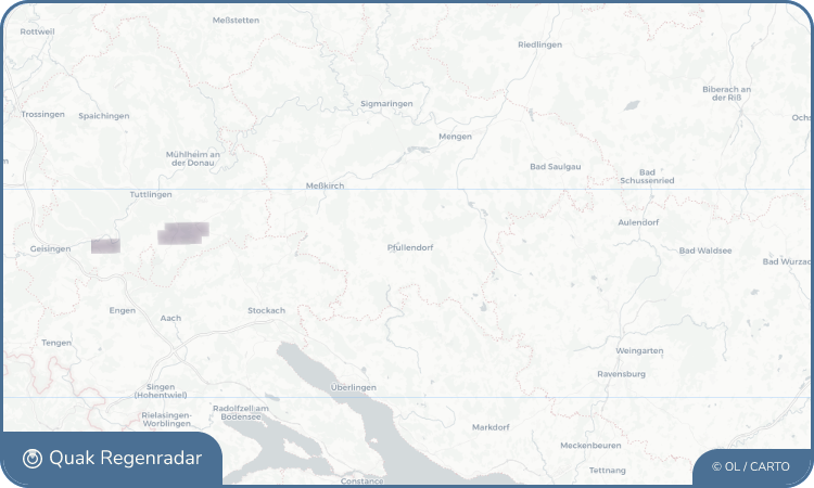 Regenradar-Widget für Pfullendorf