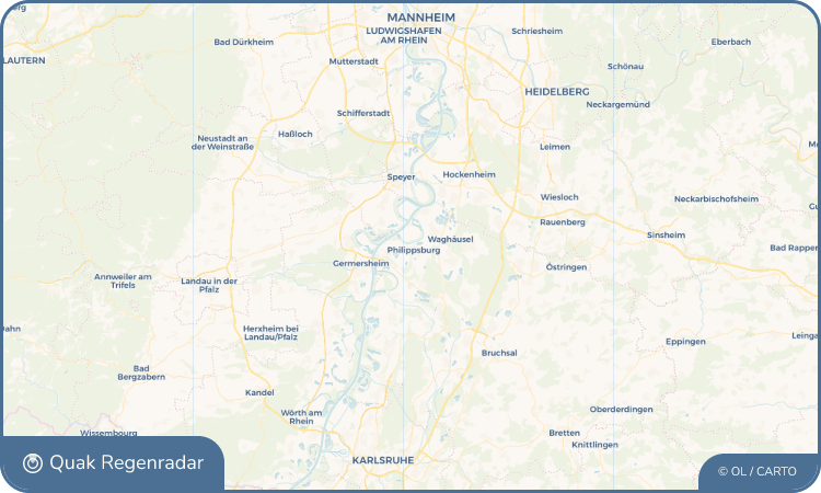 Quak Regenradar-Widget Philippsburg