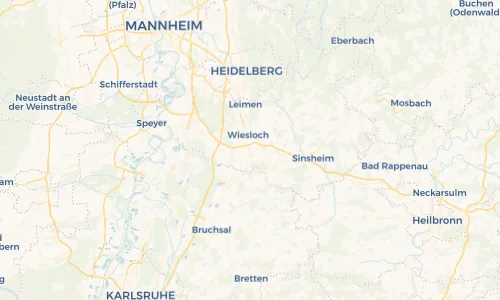 Regenradar Vorschaubild - Aktuelle Niederschläge in Rauenberg und Umgebung