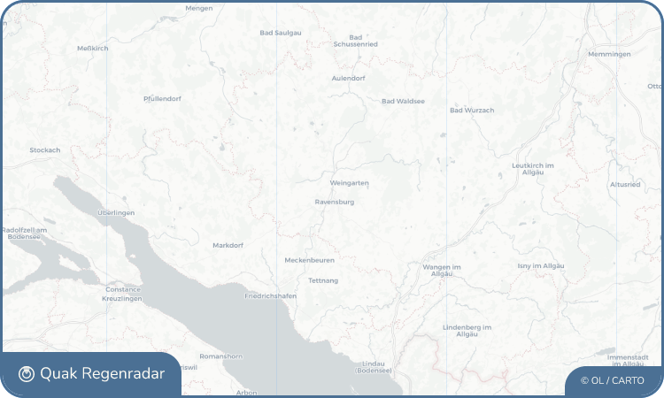 Quak Regenradar-Widget Ravensburg