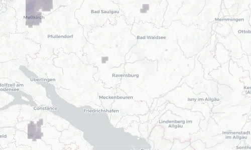 Regenradar Vorschaubild - Aktuelle Niederschläge in Ravensburg und Umgebung