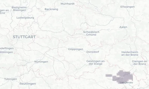 Regenradar Vorschaubild - Aktuelle Niederschläge in Rechberghausen und Umgebung