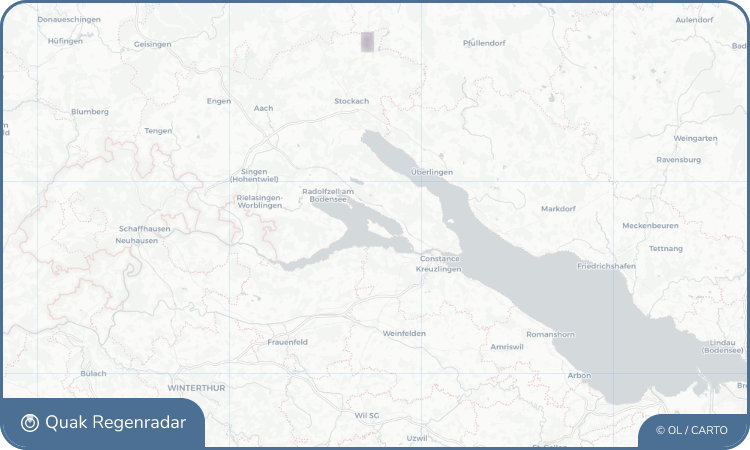 Regenradar-Widget für Reichenau