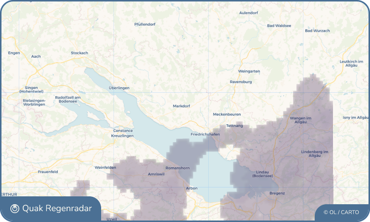 Quak Regenradar-Widget Riedheim
