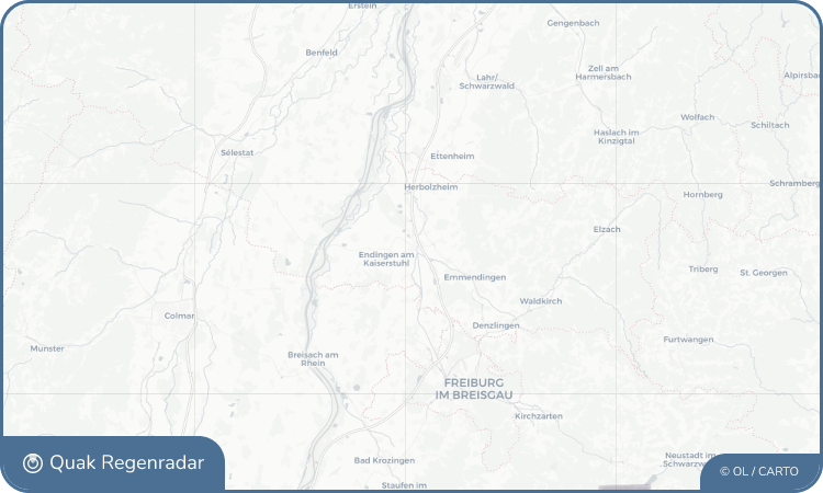 Quak Regenradar-Widget Riegel am Kaiserstuhl
