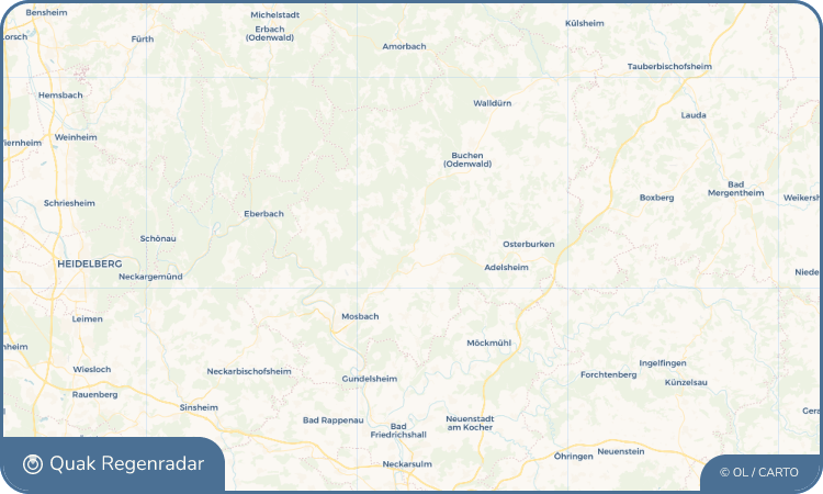 Quak Regenradar-Widget Rittersbach
