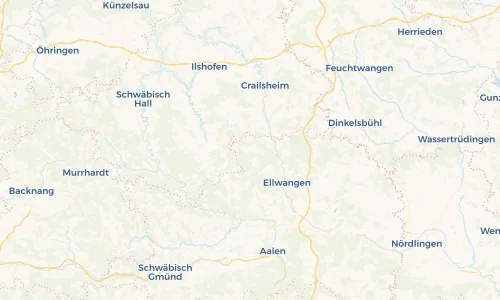 Regenradar Vorschaubild - Aktuelle Niederschläge in Rosenberg und Umgebung