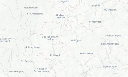 Regenradar Vorschaubild - Aktuelle Niederschläge in Rosenfeld und Umgebung