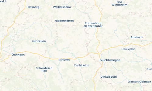 Regenradar Vorschaubild - Aktuelle Niederschläge in Rot am See und Umgebung