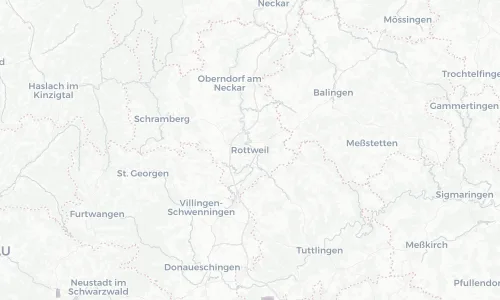 Regenradar Vorschaubild - Aktuelle Niederschläge in Rottweil und Umgebung