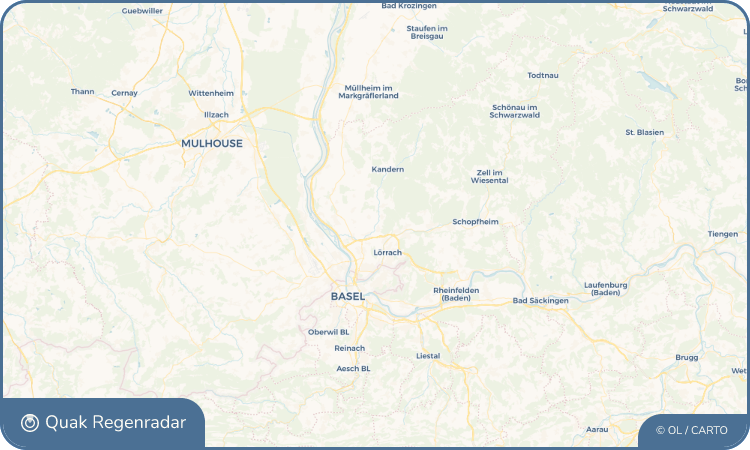 Quak Regenradar-Widget Rümmingen