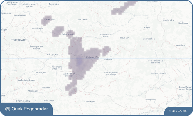 Regenradar-Widget für Salach