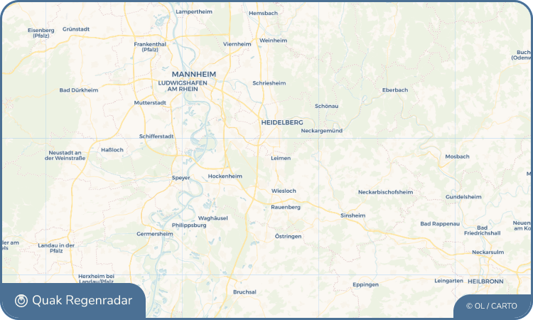 Quak Regenradar-Widget Sandhausen