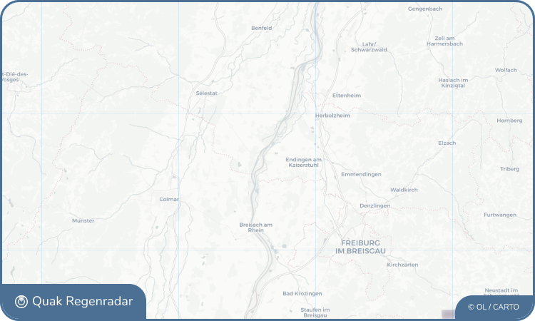 Quak Regenradar-Widget Sasbach am Kaiserstuhl