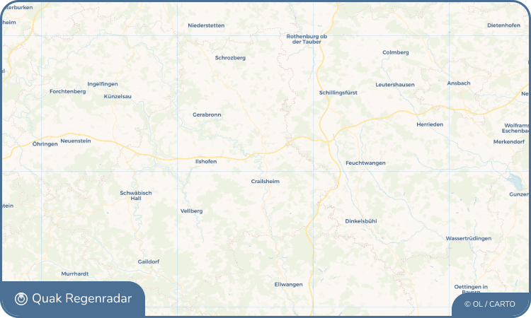 Quak Regenradar-Widget Satteldorf