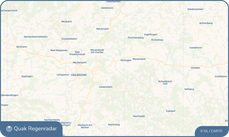 Quak Regenradar-Widget Scheppach