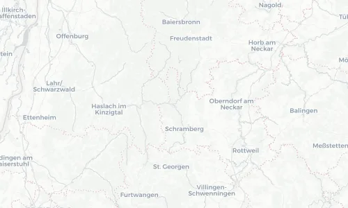 Regenradar Vorschaubild - Aktuelle Niederschläge in Schiltach und Umgebung
