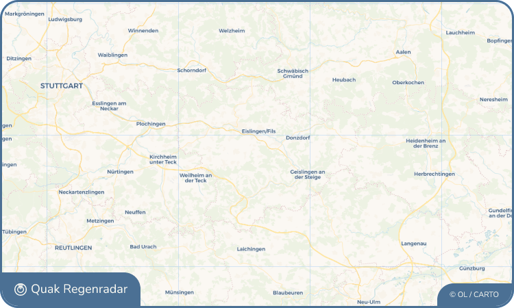 Quak Regenradar-Widget Schlat