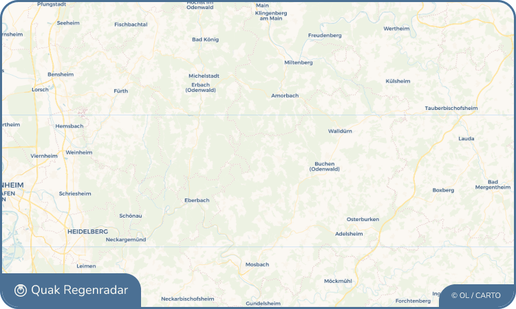 Quak Regenradar-Widget Schloßau