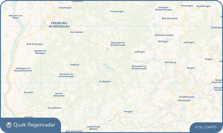 Quak Regenradar-Widget Schluchsee