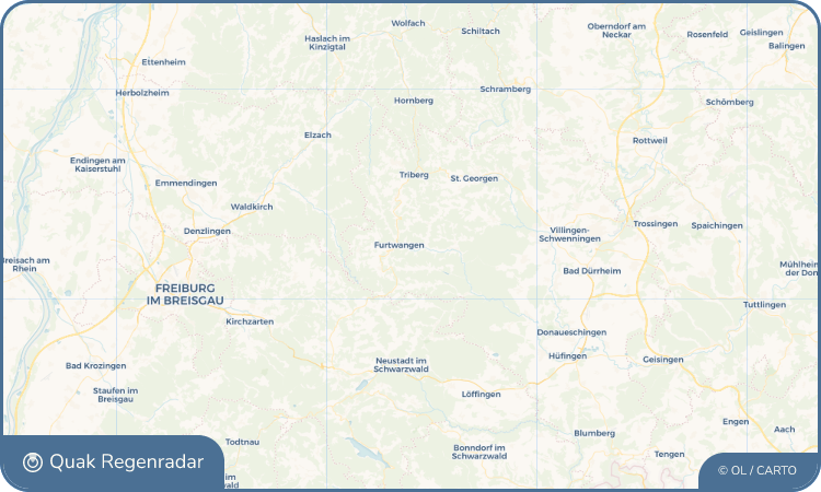 Quak Regenradar-Widget Schönenbach