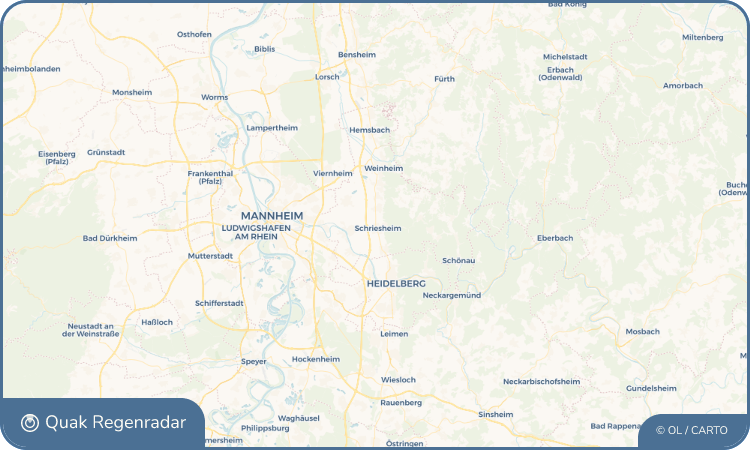 Quak Regenradar-Widget Schriesheim