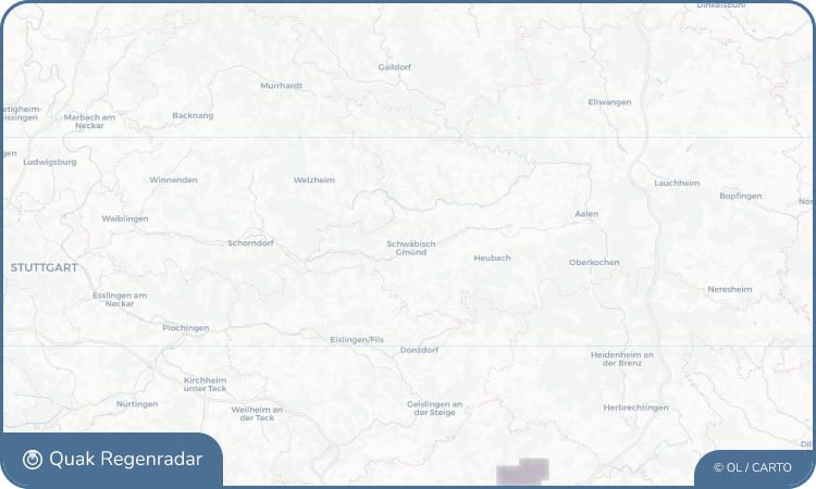 Regenradar-Widget für Schwäbisch Gmünd