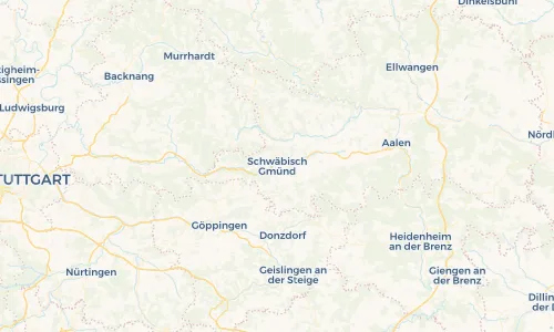 Regenradar Vorschaubild - Aktuelle Niederschläge in Schwäbisch Gmünd und Umgebung