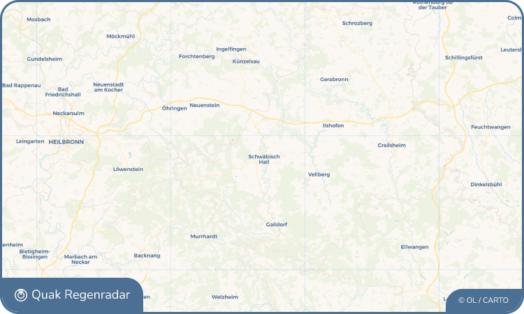 Quak Regenradar-Widget Schwäbisch Hall