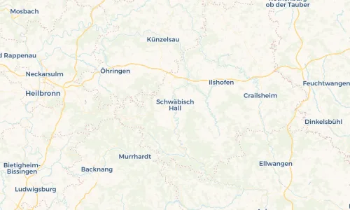 Regenradar Vorschaubild - Aktuelle Niederschläge in Schwäbisch Hall und Umgebung