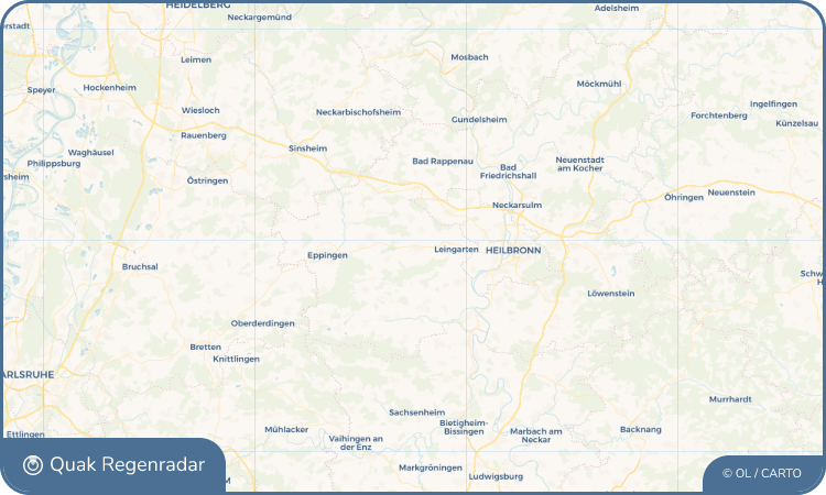 Regenradar-Widget für Schwaigern