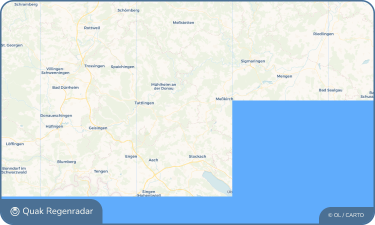 Quak Regenradar-Widget Schwandorf
