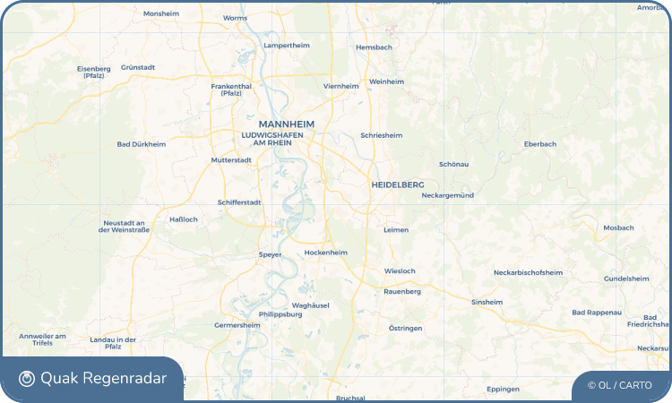 Quak Regenradar-Widget Schwetzingen