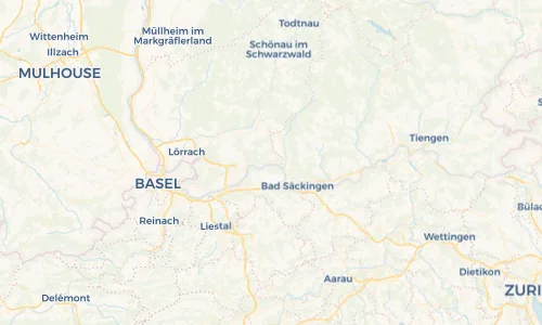 Regenradar Vorschaubild - Aktuelle Niederschläge in Schwörstadt und Umgebung