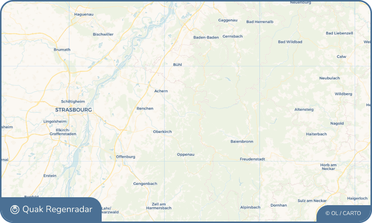 Quak Regenradar-Widget Seebach