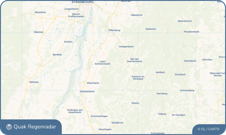 Regenradar-Widget für Seelbach