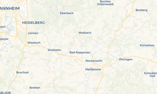 Regenradar Vorschaubild - Aktuelle Niederschläge in Siegelsbach und Umgebung