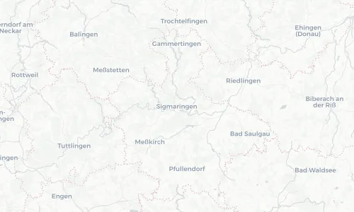 Regenradar Vorschaubild - Aktuelle Niederschläge in Sigmaringen und Umgebung