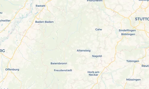 Regenradar Vorschaubild - Aktuelle Niederschläge in Simmersfeld und Umgebung