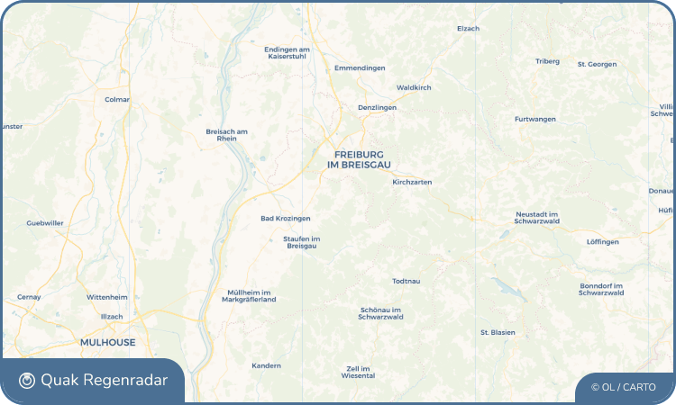 Quak Regenradar-Widget Sölden