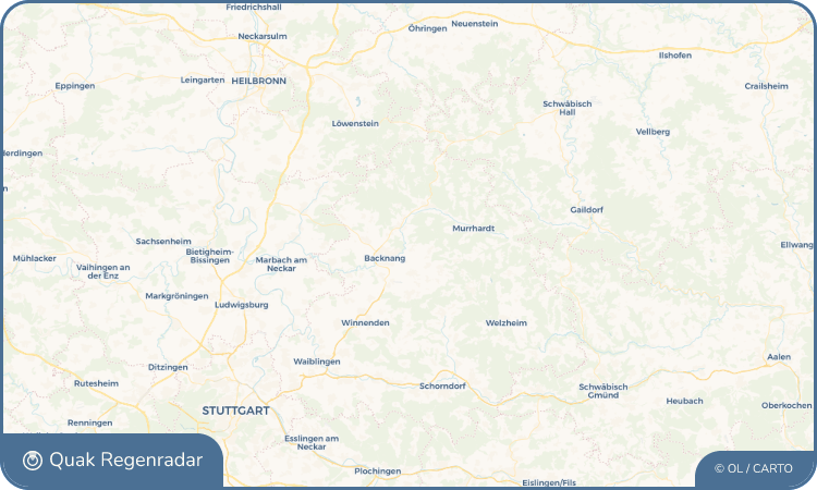 Quak Regenradar-Widget Steinbach